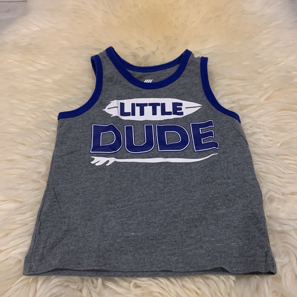 4 Pack Bundle Tank Tops in Army Green/Yellow/Gray/Light Blue sizes 12-18M - Picture 8 of 14